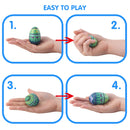 24Pcs Squishy Toys Easter Eggs with Design