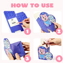 24Pcs Kids Valentines Cards with Mini Keychain Bear Plush Toys in Boxes-Classroom Exchange Gifts