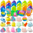 24Pcs Assorted Toys Prefilled Easter Eggs 2.36in