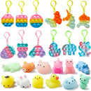 24Pcs Assorted Toys Prefilled Easter Eggs 2.36in