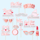 24Pcs Bachelorette Photo Booth Props Set