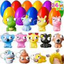 24Pcs Eye-pop Keychains Prefilled Easter Eggs