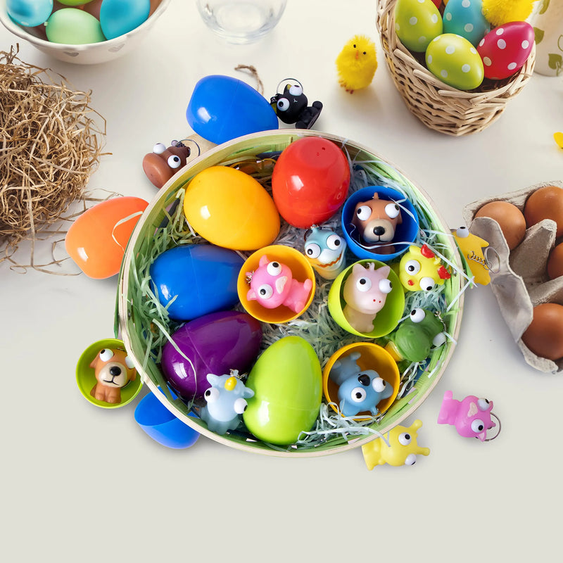 24Pcs Eye-pop Keychains Prefilled Easter Eggs