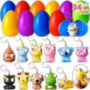 24Pcs Eye-pop Keychains Prefilled Easter Eggs
