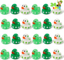 24Pcs St. Patrick's Day Rubber Ducks Bulk