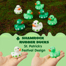 24Pcs St. Patrick's Day Rubber Ducks Bulk