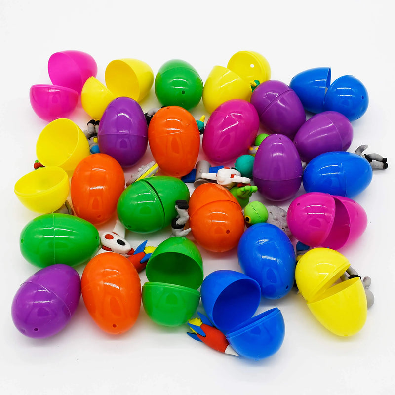 24Pcs Outer Space Themed Erasers Prefilled Easter Eggs