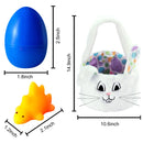 24Pcs Prefilled Easter Eggs with Mochi Squishy Toys