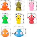 28Pcs Prefilled Hearts with push bubbleping Eyes Keychains and with Valentines Day Cards for Kids-Classroom Exchange Gifts