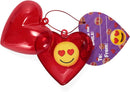 28Pcs Iconic Expression Eraser Filled Hearts Set with Valentines Day Cards for Kids-Classroom Exchange Gifts