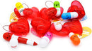 28Pcs Pill Shaped Pen Filled Hearts Set with Valentines Day Cards for Kids-Classroom Exchange Gifts