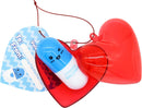 28Pcs Pill Shaped Pen Filled Hearts Set with Valentines Day Cards for Kids-Classroom Exchange Gifts