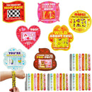 28Pcs Slap on Bracelet with Valentines Day Cards for Kids-Classroom Exchange Gifts