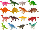 28Pcs Dinosaur Figure Filled Hearts Set with Valentines Day Cards for Kids-Classroom Exchange Gifts