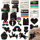28 Sets Valentines Day Scratch Paper for Kids
