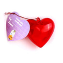28Pcs Mochi Squishy Toys Prefilled Hearts with Kids Valentines Cards