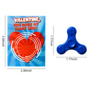 28Pcs Spinner with Valentines Day Cards for Kids-Classroom Exchange Gifts