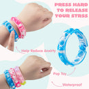 28Pcs Filled Heart with Bracelet and Valentines Day Cards for Kids-Classroom Exchange Gifts