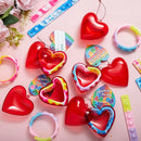 28Pcs Filled Heart with Bracelet and Valentines Day Cards for Kids-Classroom Exchange Gifts