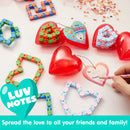 28Pcs Filled Hearts with Snake Cube and Valentines Day Cards for Kids-Classroom Exchange Gifts