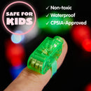 28Pcs Finger Light LED Heart Shell Filled Hearts with Valentines Day Cards for Kids-Classroom Exchange Gifts