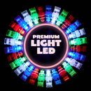 28Pcs Finger Light LED Heart Shell Filled Hearts with Valentines Day Cards for Kids-Classroom Exchange Gifts