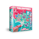 28Pcs Foam Airplanes with Valentines Day Cards for Kids-Classroom Exchange Gifts