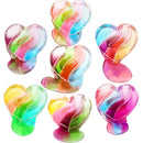 28Pcs Heart Multicolor Slime with Stickers