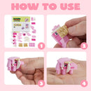 28Pcs Animal Building Blocks with Kids Valentines Cards