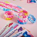 28Pcs Kids Valentines Cards with push bubble Bracelet-Classroom Exchange Gifts