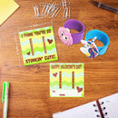 28Pcs Kids Valentines Cards with Charm Slap Bracelet-Classroom Exchange Gifts