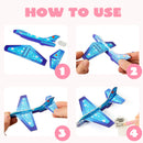 28Pcs Kids Valentines Cards with Foam Airplanes-Classroom Exchange Gifts