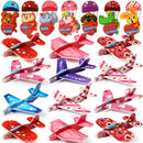 28Pcs Kids Valentines Cards with Foam Airplanes-Classroom Exchange Gifts