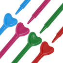 28Pcs Kids Valentines Cards with Heart-Shaped Crayons-Classroom Exchange Gifts