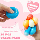 28Pcs Kids Valentines Cards with Mini Squeeze Balls Set-Classroom Exchange Gifts