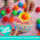 28Pcs Kids Valentines Cards with Mini Squeeze Balls Set-Classroom Exchange Gifts