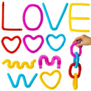 28Pcs Kids Valentines Cards with push bubble Tube-Classroom Exchange Gifts