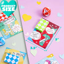 28Pcs Kids Valentines Cards with Snake Cube Twist Puzzles Toys-Classroom Exchange Gifts