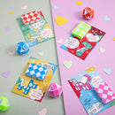 28Pcs Kids Valentines Cards with Snake Cube Twist Puzzles Toys-Classroom Exchange Gifts