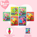 28pcs Light up Spinning Tops with Kids Valentines Exchange Cards