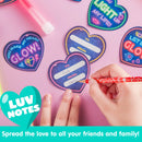 28Pcs Kids Valentines Day Cards with Ultra Bright Large Glow Sticks-Classroom Exchange Gifts