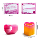 28Pcs Rainbow Spring with with Valentines Day Cards for Kids-Classroom Exchange Gifts