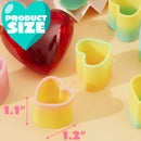 28Pcs Rainbow Springs Filled Hearts with Valentines Day Cards for Kids-Classroom Exchange Gifts