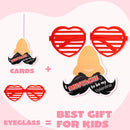 28Pcs Shutter Shade accessories with Valentines Day Cards for Kids-Classroom Exchange Gifts