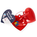 28Pcs Space Eraser Filled Hearts Set with Valentines Day Cards for Kids-Classroom Exchange Gifts
