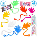 28Pcs Sticky Hands with Valentines Day Cards for Kids-Classroom Exchange Gifts