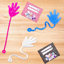 28Pcs Sticky Hands with Valentines Day Cards for Kids-Classroom Exchange Gifts