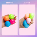 28Pcs Stretchy Squishy Toy Ball Toys with Kids Valentines Cards
