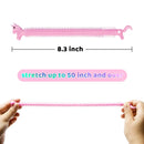 28Pcs Stretchy String with Valentines Day Cards for Kids-Classroom Exchange Gifts