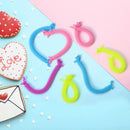 28Pcs Stretchy String with Valentines Day Cards for Kids-Classroom Exchange Gifts